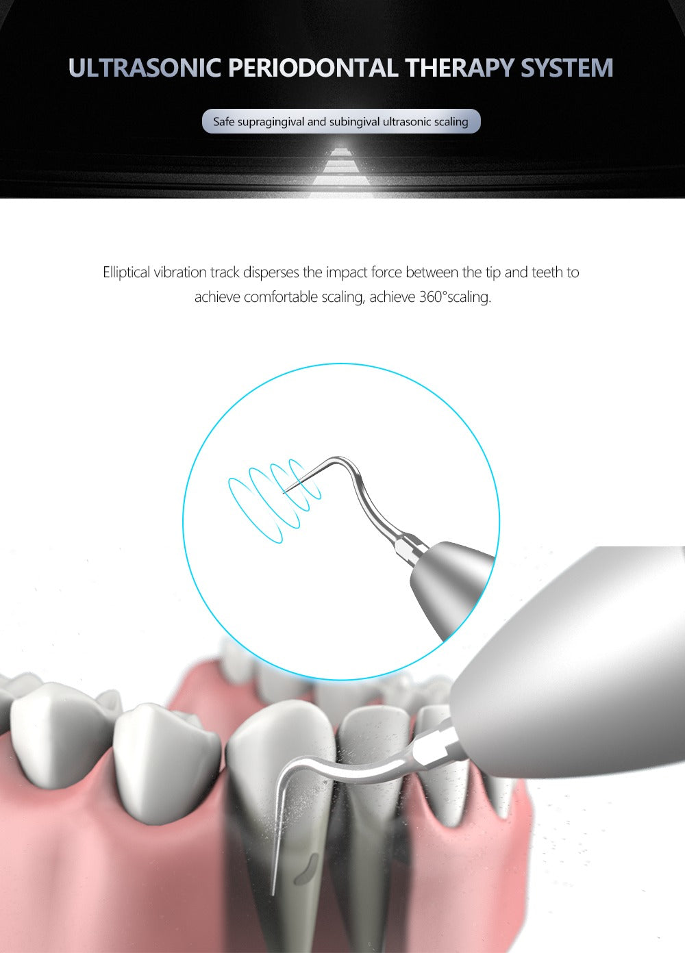 Pulidor de aire dental